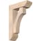 Ekena Millwork Westlake Slat Smooth Bracket w/ Offset Brace, Douglas Fir, 5 1/2"W x 16"D x 24"H BKT0604X16X24WTL06SDF - alternate 1